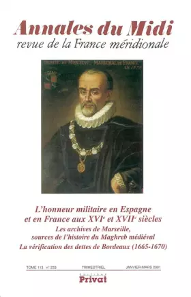 Couverture du produit · Annales du Midi, numéro 233