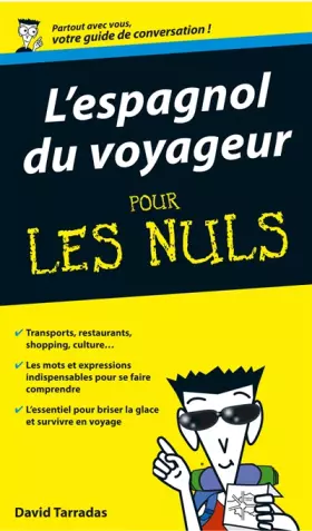 Couverture du produit · Espagnol du voyageur Guide de conversation Pour les nuls