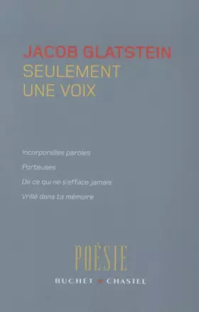 Couverture du produit · Seulement une voix