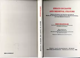 Couverture du produit · Essays on Dante and Medieval Culture : Critical Studies of the Thought and Texts of Dante, St. Augustine, St. Thomas, Aquinas, 