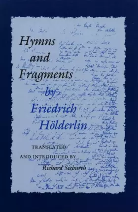 Couverture du produit · Hymns and Fragments (The Lockert Library of Poetry in Translation)
