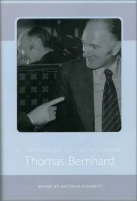 Couverture du produit · A Companion to the Works of Thomas Bernhard