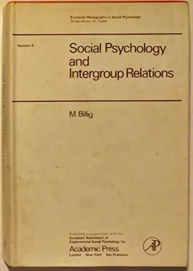 Couverture du produit · Social psychology and intergroup relations (European monographs in social psychology)