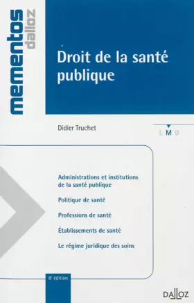 Couverture du produit · Droit de la santé publique - 8e éd.: Mémentos