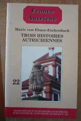 Couverture du produit · Trois histoires autrichiennes