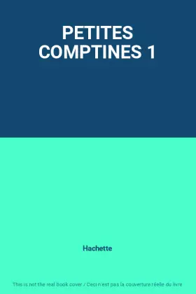 Couverture du produit · PETITES COMPTINES 1