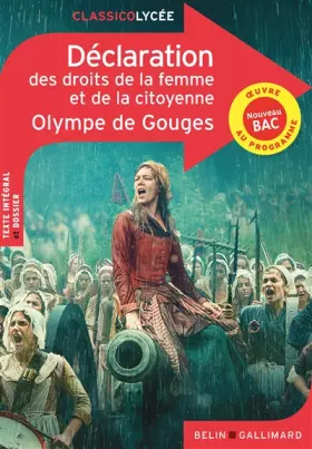Couverture du produit · Déclaration des droits de la femme et de la citoyenne