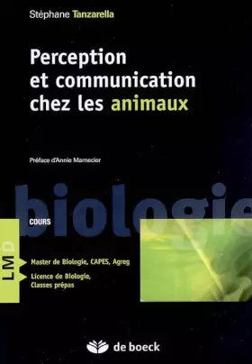 Couverture du produit · Perception et communication chez les animaux