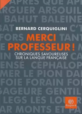 Couverture du produit · MERCI PROFESSEUR !