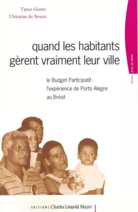 Couverture du produit · Quand les habitants gèrent vraiment leur ville