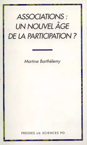 Couverture du produit · Associations, un nouvel âge de la participation