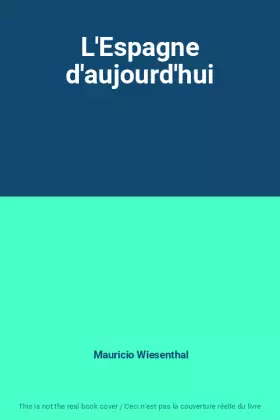 Couverture du produit · L'Espagne d'aujourd'hui