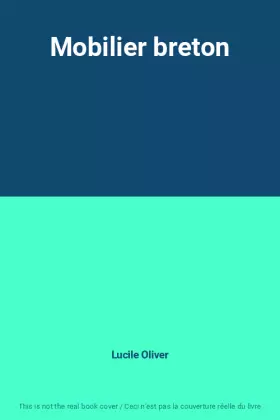 Couverture du produit · Mobilier breton