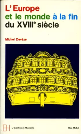 Couverture du produit · L'Europe et le monde à la fin du XVIIIe siècle