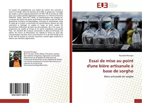 Couverture du produit · Essai de mise au point d'une bière artisanale à base de sorgho: Bière artisanale de sorgho (Omn.Univ.Europ.)