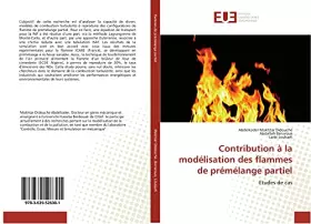 Couverture du produit · Contribution à la modélisation des flammes de prémélange partiel: Etudes de cas