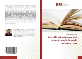 Couverture du produit · Identification inverse des paramètres de la loi de Johnson cook (French Edition)