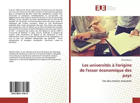 Couverture du produit · Les universités à l'origine de l'essor économique des pays: Cas des clusters innovants