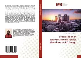 Couverture du produit · Urbanisation et gouvernance du service électrique en RD Congo (French Edition)