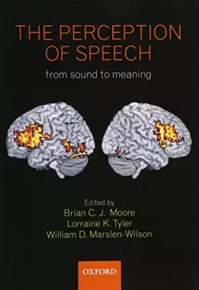 Couverture du produit · The Perception of Speech: from sound to meaning (Philosophical Transactions of the Royal Society B)