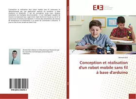 Couverture du produit · Conception et réalisation d'un robot mobile sans fil à base d'arduino