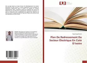 Couverture du produit · Plan De Redressement Du Secteur Électrique En Cote D’ivoire (Omn.Univ.Europ.)