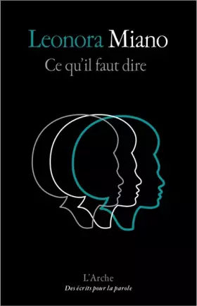 Couverture du produit · Ce qu'il faut dire