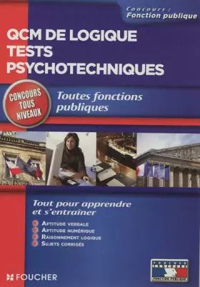 Couverture du produit · QCM de logique tests psychotechniques Concours tous niveaux