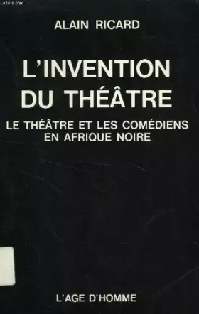 Couverture du produit · L'Invention du théâtre