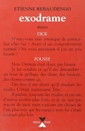 Couverture du produit · Exodrame