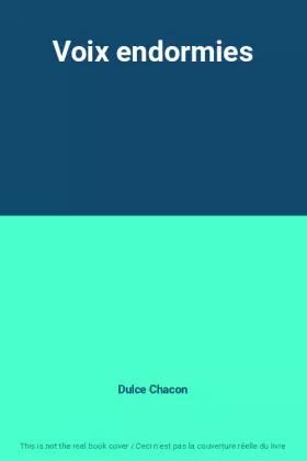 Couverture du produit · Voix endormies