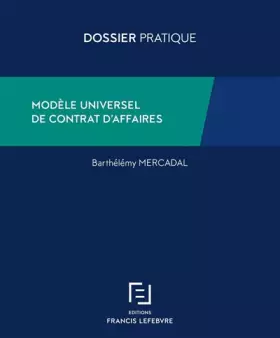 Couverture du produit · Modèle universel de contrat d'affaires