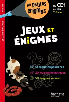 Couverture du produit · Jeux et énigmes - Du CE1 au CE2 - Cahier de vacances 2024