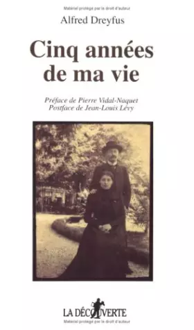Couverture du produit · Cinq années de ma vie