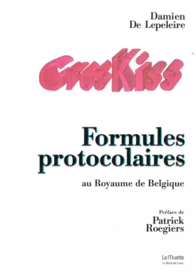 Couverture du produit · Formules protocolaires au royaume de Belgique