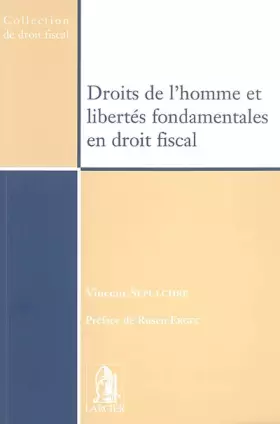 Couverture du produit · Droits de l'homme et libertés fondamentales en droit fiscal