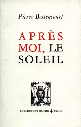 Couverture du produit · Après moi, le soleil