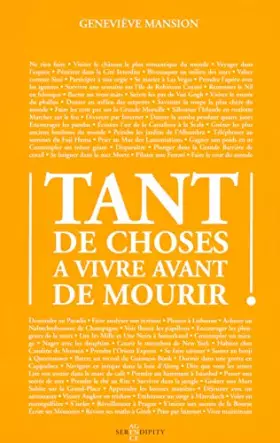 Couverture du produit · Tant de choses à vivre avant de mourir