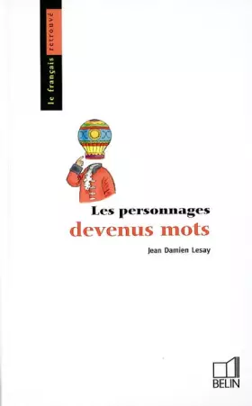 Couverture du produit · Les personnages devenus mots