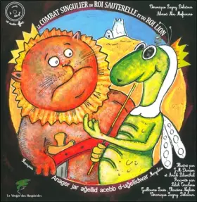 Couverture du produit · Le combat singulier du Roi Sauterelle et du Roi Lion - Livre + CD