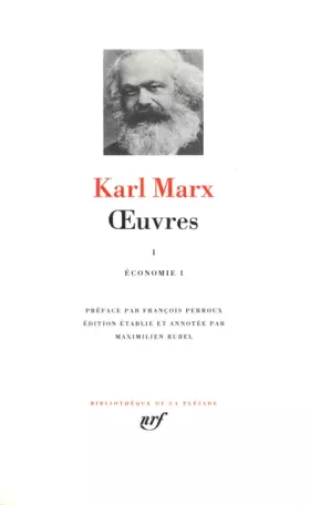 Couverture du produit · Marx : Oeuvres, tome 1