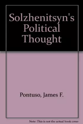Couverture du produit · Solzhenitsyn's Political Thought