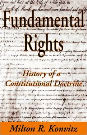 Couverture du produit · Fundamental Rights: History of a Constitutional Doctrine