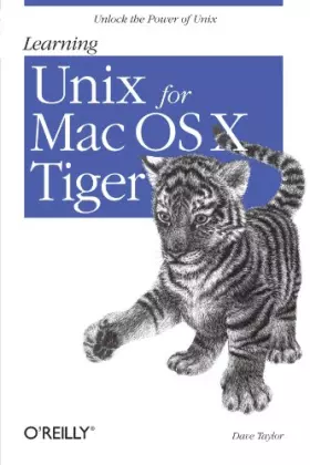 Couverture du produit · Learning Unix for Mac OS X Tiger