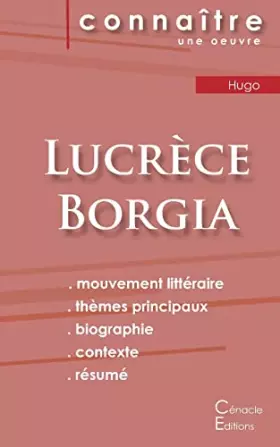 Couverture du produit · Fiche de lecture Lucrèce Borgia (Analyse littéraire de référence et résumé complet)