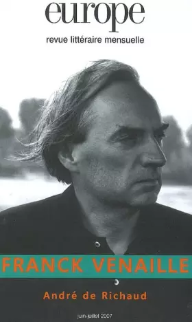 Couverture du produit · Europe, N° 938/939 : Franck Venaille
