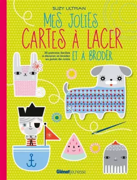 Couverture du produit · Mes jolies cartes à lacer et à broder: 36 patrons faciles à décorer et broder au point de croix