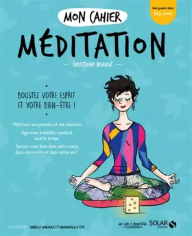 Couverture du produit · Mon cahier Méditation new - Livre de méditation, Prendre confiance en soi grâce à un programme de méditation trendy, méthode an