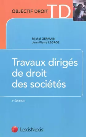 Couverture du produit · Travaux dirigés de droit des sociétés