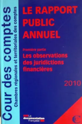 Couverture du produit · Le rapport public annuel 2010